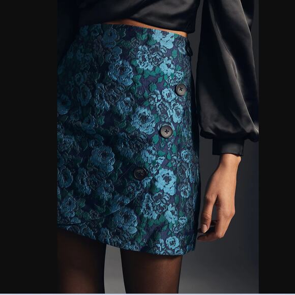 NWT Anthropologie Maeve Brocade Mini Skirt - Size 4 - Picture 1 of 5